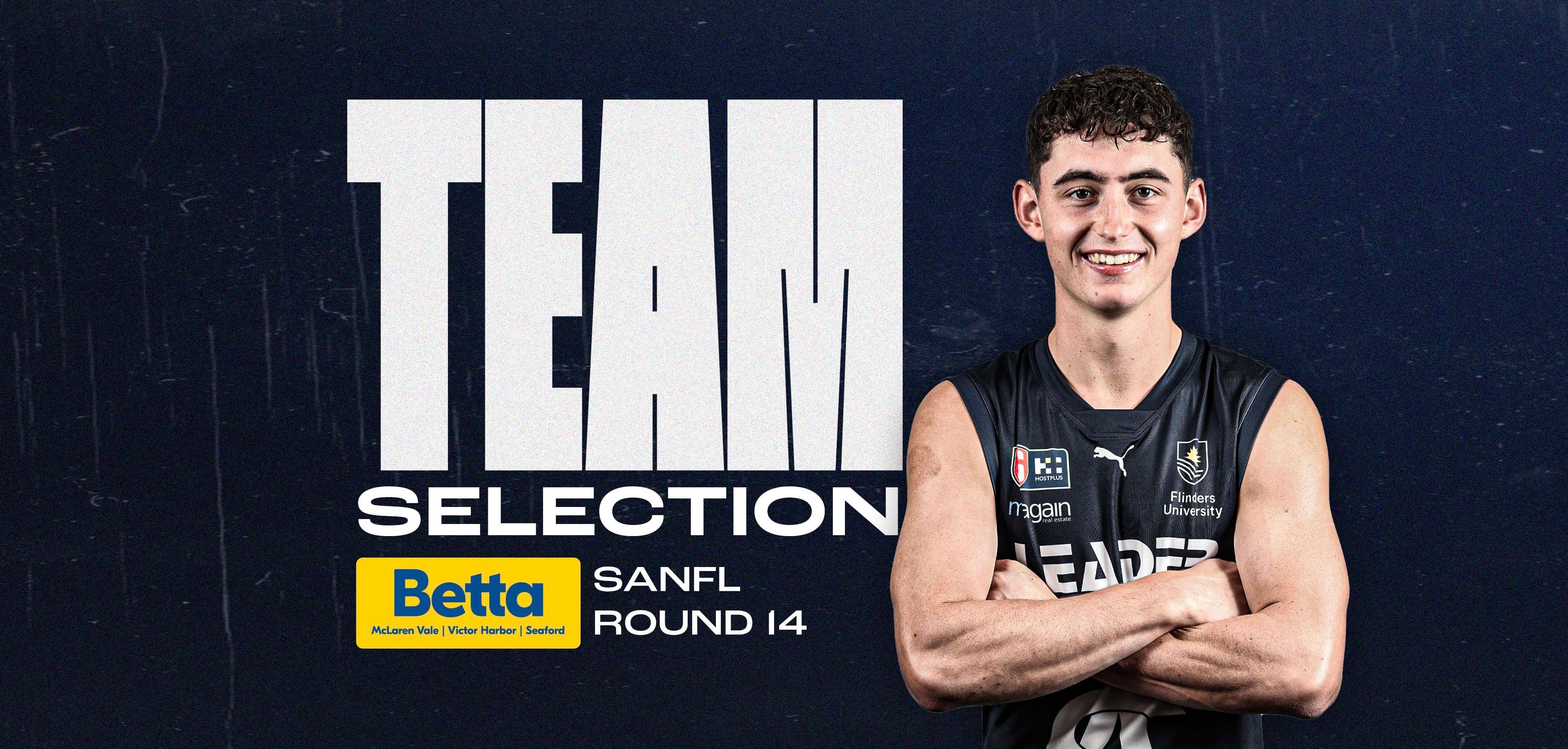 BETTA Team Selection: SANFL Round 14 v North Adelaide BETTA Team Selection: SANFL Round 14 v North Adelaide